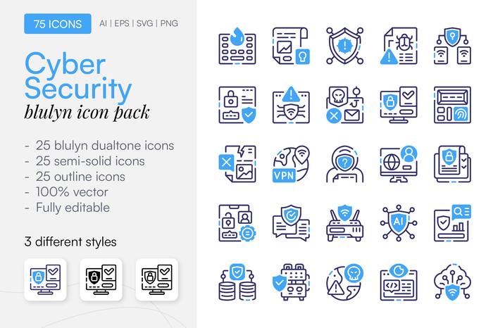 Cyber Security Icon Pack