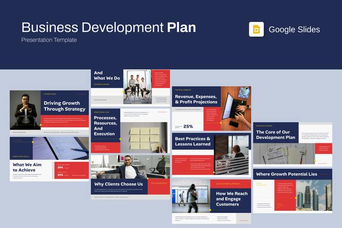 Business Development Plan Google Slides Template