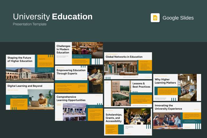 University Education Google Slides Template