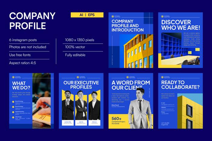 Company Profile Instagram Template