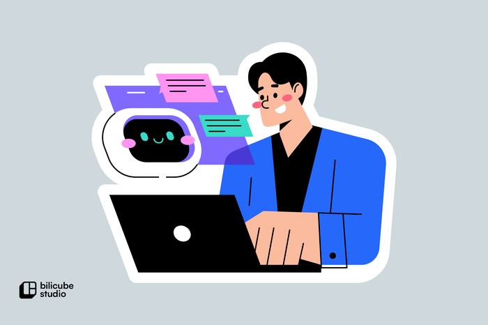 AI Assistant Illustration
