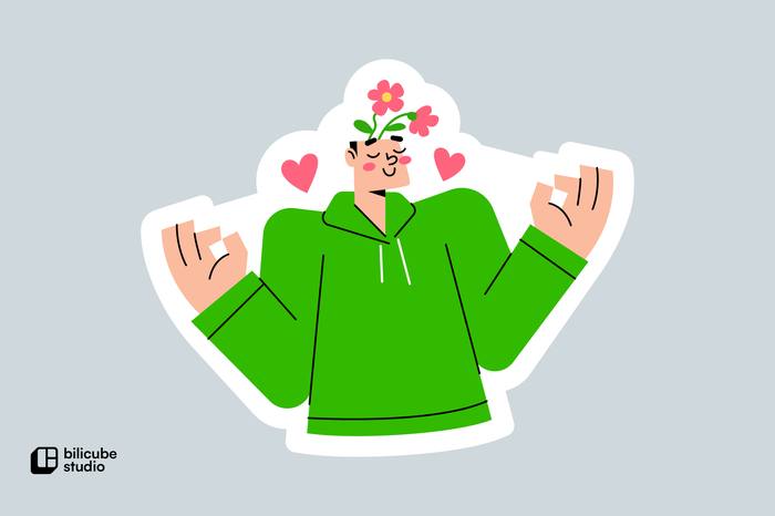 Calming Mind Illustration