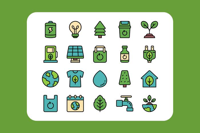 Environment Filled Icon Pack