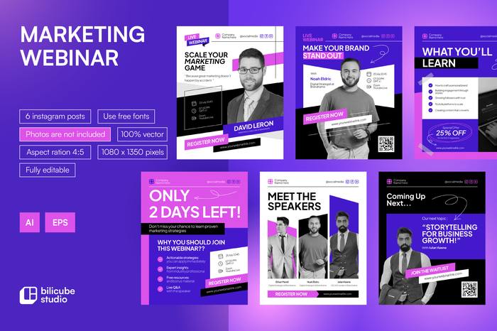 Marketing Webinar Instagram Template